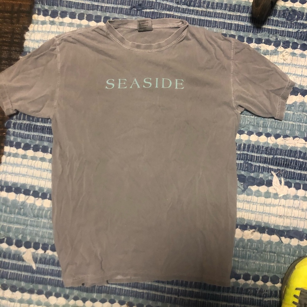 Seaside t-shirt grey and blue